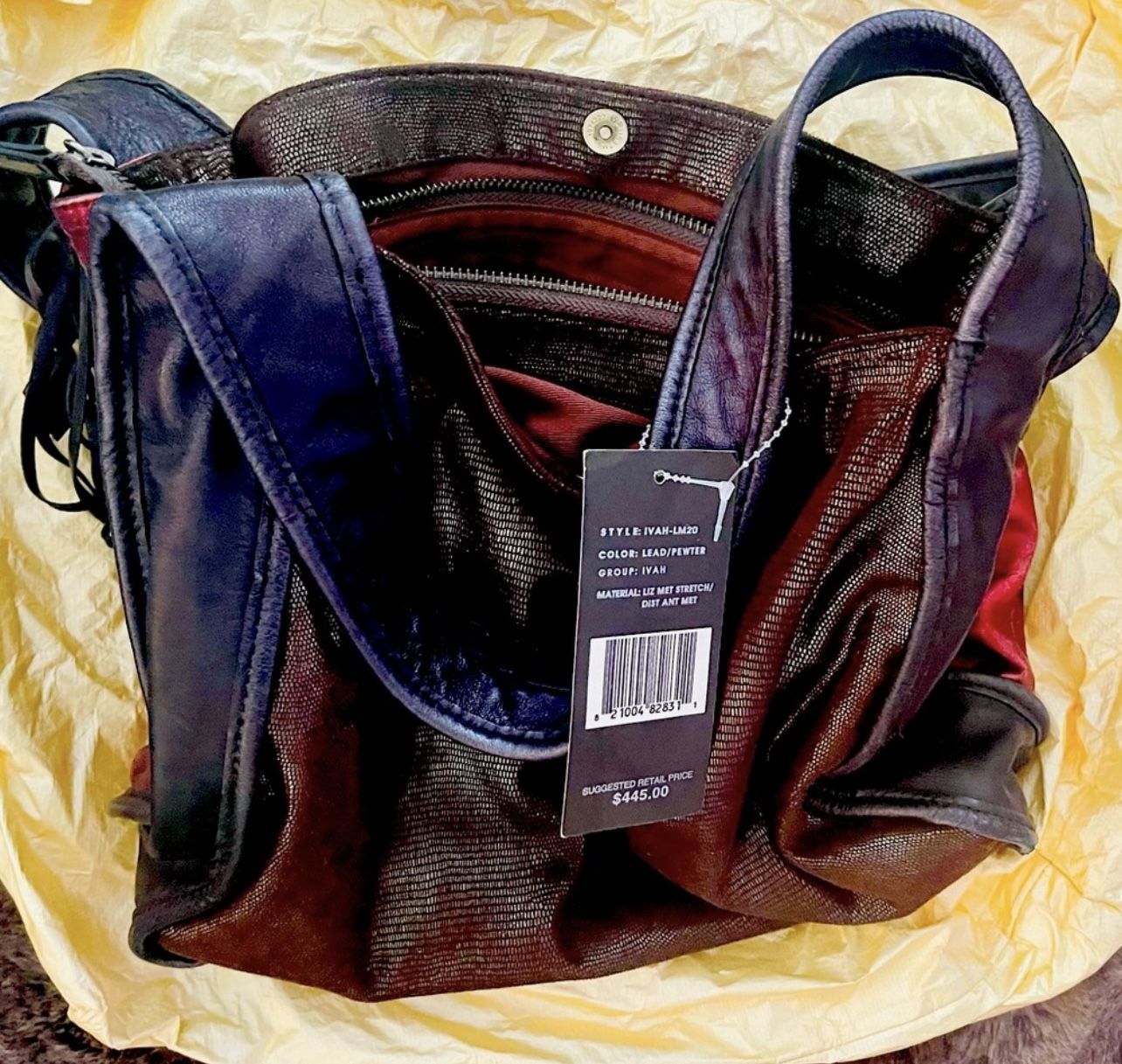 Donald J Pliner Hobo Leather Purse/Bag