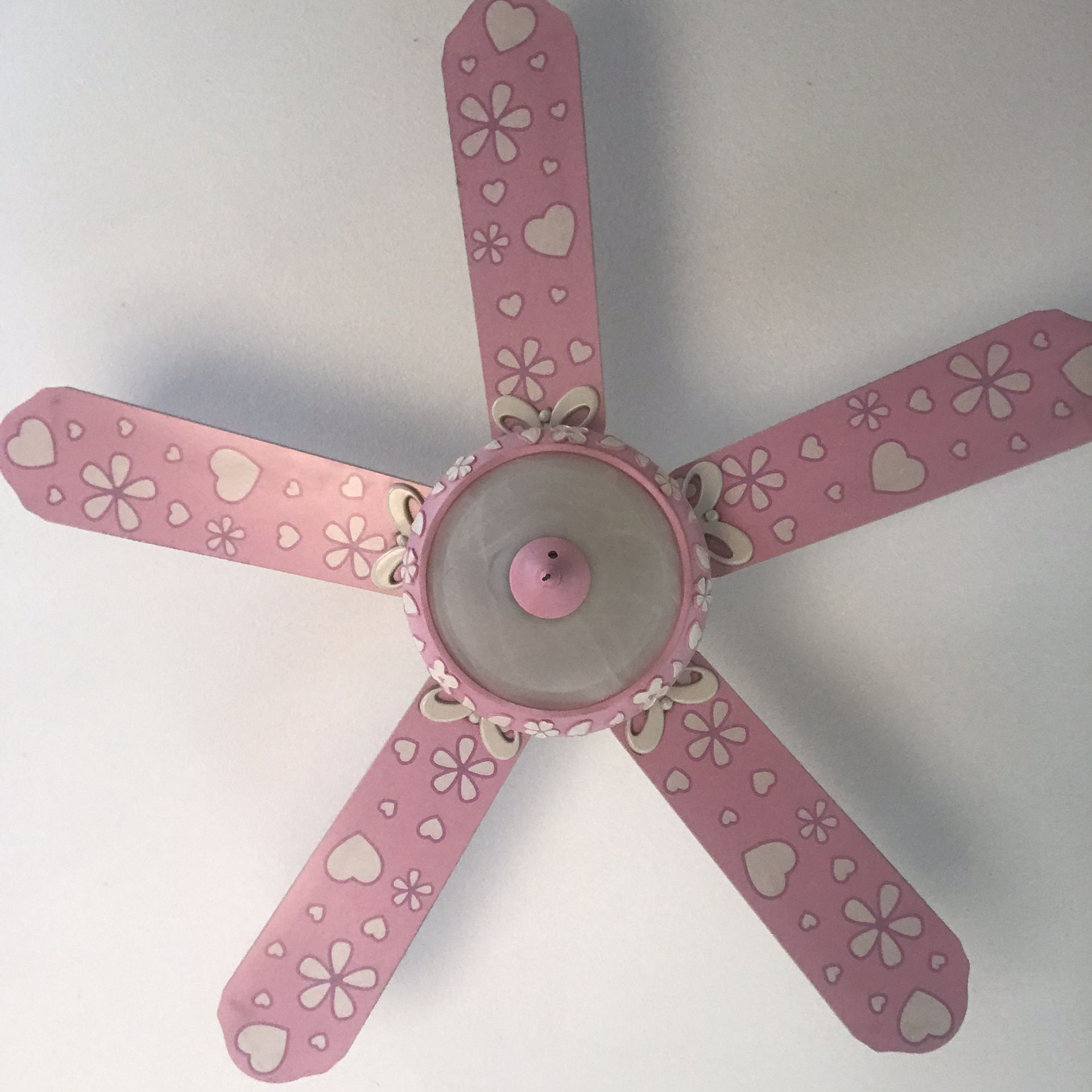 Pink Girls Fan (42”/44”) Small. Works great!