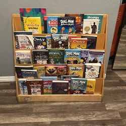 Bookshelf With Books