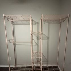 Pink Clothes Rack