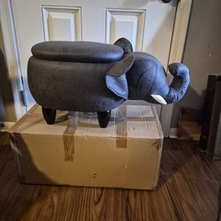 Elephant Fabric Stool Otaman  storage