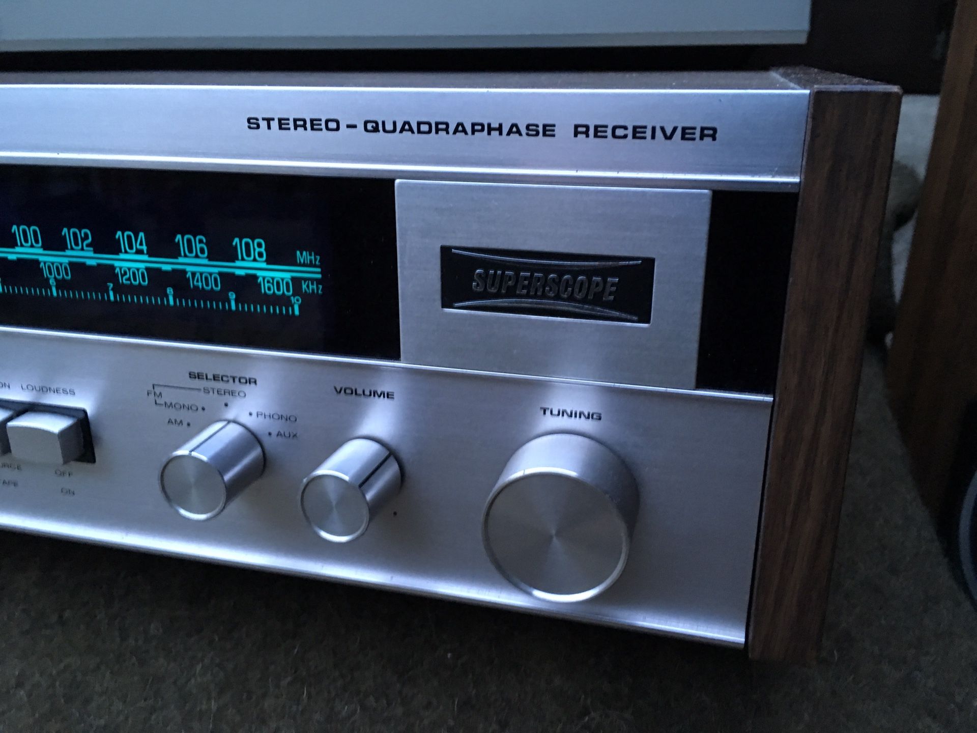 Marantz superscope turntable and speakers