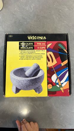 Vasconia Guacamole/Pico De Gallo Stone Bowl