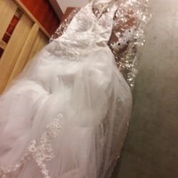Vestido de quinceañera blanco