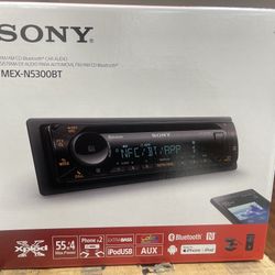 Sony Car Radio, BT, Multicolor, CD Player, 55Wx4, Control, Brand New 