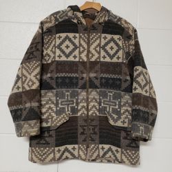 Vintage 90s Woolrich Native Pattern Jacket 