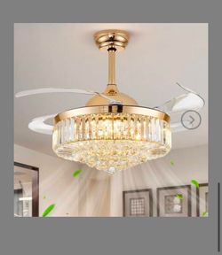 Chandelier ceiling Fan w/remote