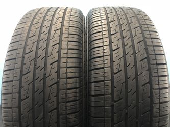 NICE PAIR USED TIRES P225/60R17 99H KUMHO SOLUS KL21