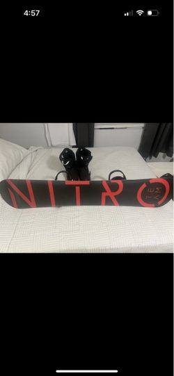Team Nitro Pro Board 2024 Pro Snowboard 162cm/ size 9 boots
