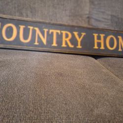 Country Home Plaque 
