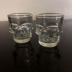 Pair of Skull Shot Glasses (New and Unused)