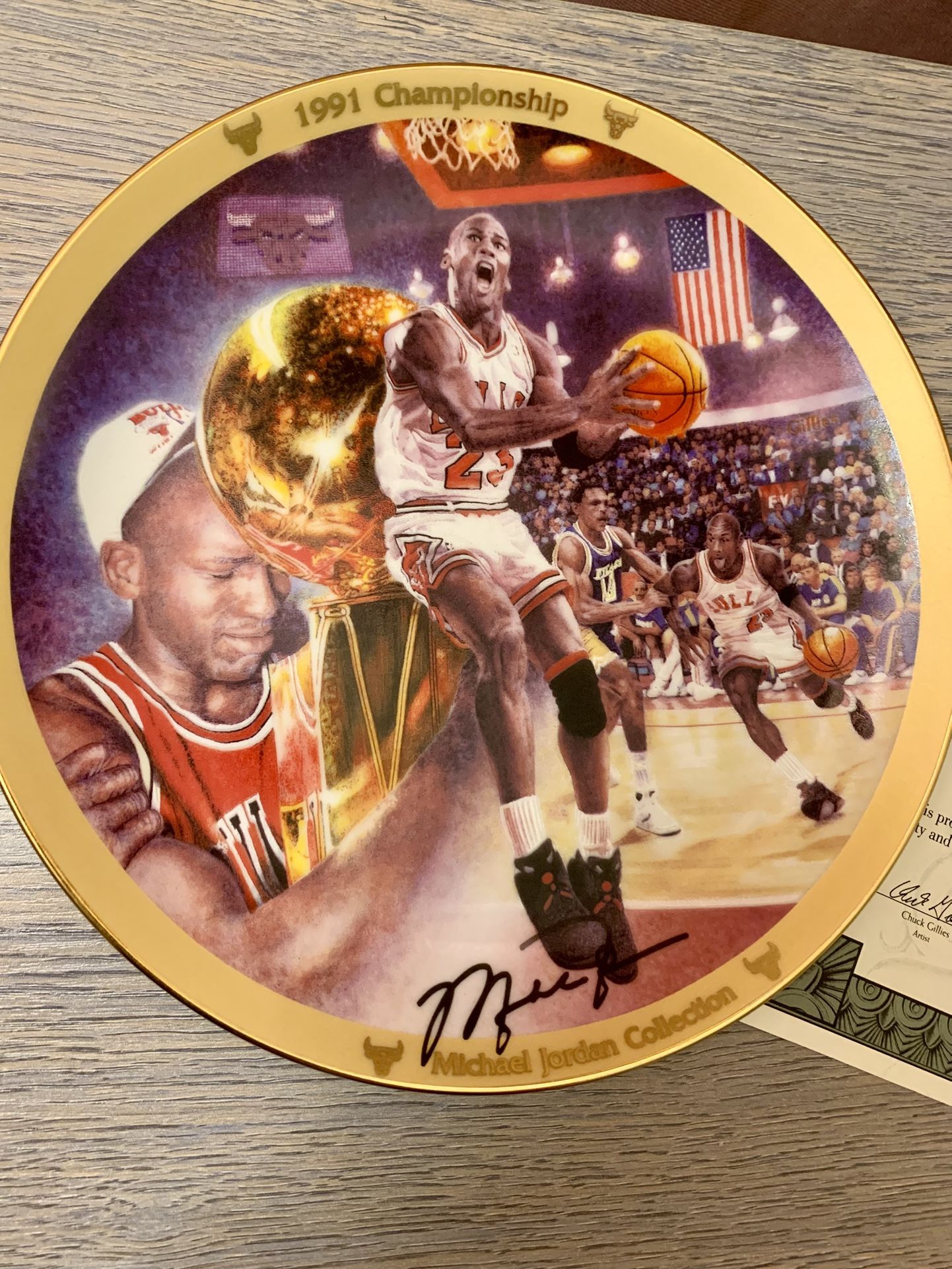 Michael Jordan Collector Plate 1991