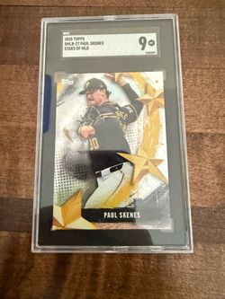 Topps Paul skenes stars of the mlb graded 9
