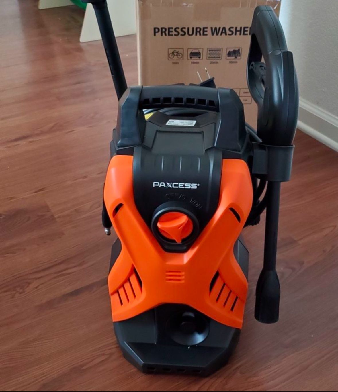NEW PORTABLE ELECTRIC PRESSURE WASHER MACHINE ADJUSTABLE SPRAY NOZZLE LIGHTWEIGHT POWERFUL FOAM CANNON HOME CAR DRIVEWAY PATIO CLEAN 