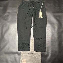Black Essentials Pants Size M