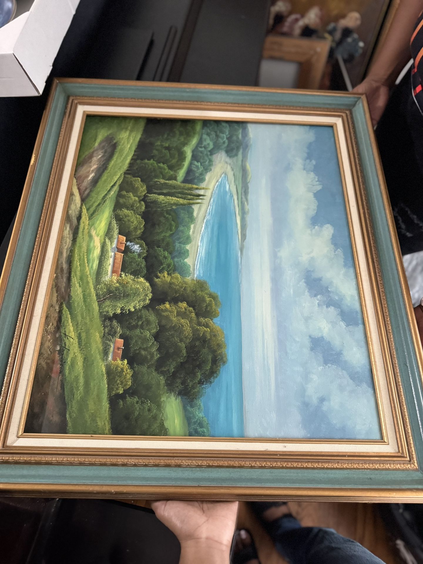 Original K Harrison Landscape Painting - Canvas