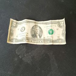 Super Rare $2 Bill From 2013