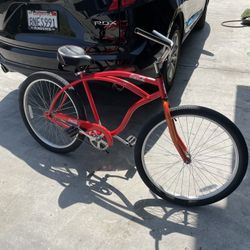 Coca-Cola Beach Cruiser Bike – 26” Retro Cruiser w/ Classic Coke Graphics