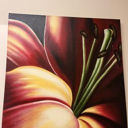 Wall Decoration Flower Painting 
