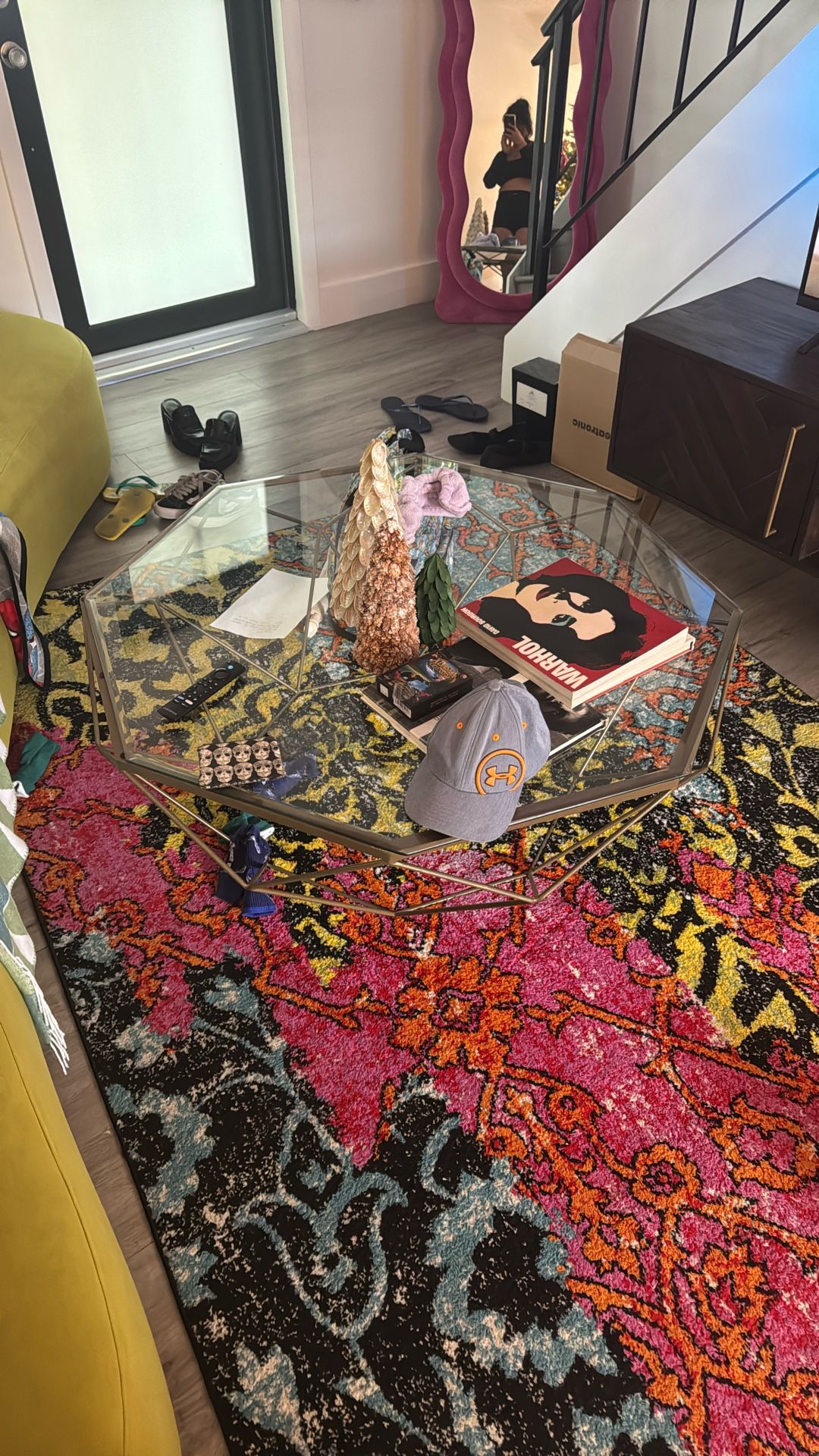 West Elm Iron Coffee Table