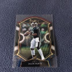 2020 Select Jalen Hurts RC Tri Color Die Cut