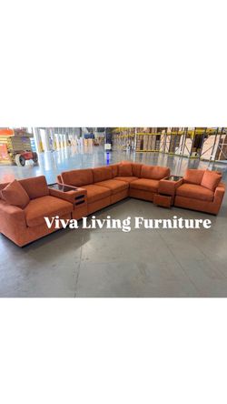 Hermoso Sectional Orange 😘😍🚛🤓😘😘🌺🚛