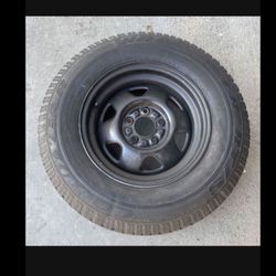 1 X 215/75r15 5x4.5 5x114.3 Stock Tacoma Rim Wheel With Tire!