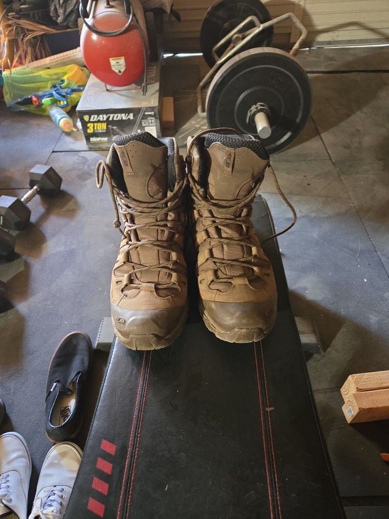 Salomon Brown Hiking Boots