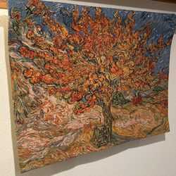 Van Gogh Tapestry. 26x34. The Mulberry Tree