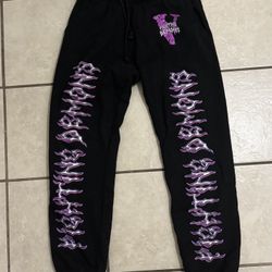 Juice Wrld X Vlone Rider Sweatpants