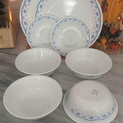 Vintage Discontinued Corelle Morning Glory dinnerware