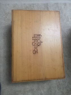 Linda Hughes Engraved Wooden Jewelry Box