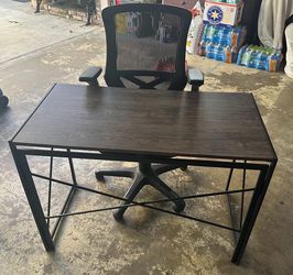 Desk And Office Chair