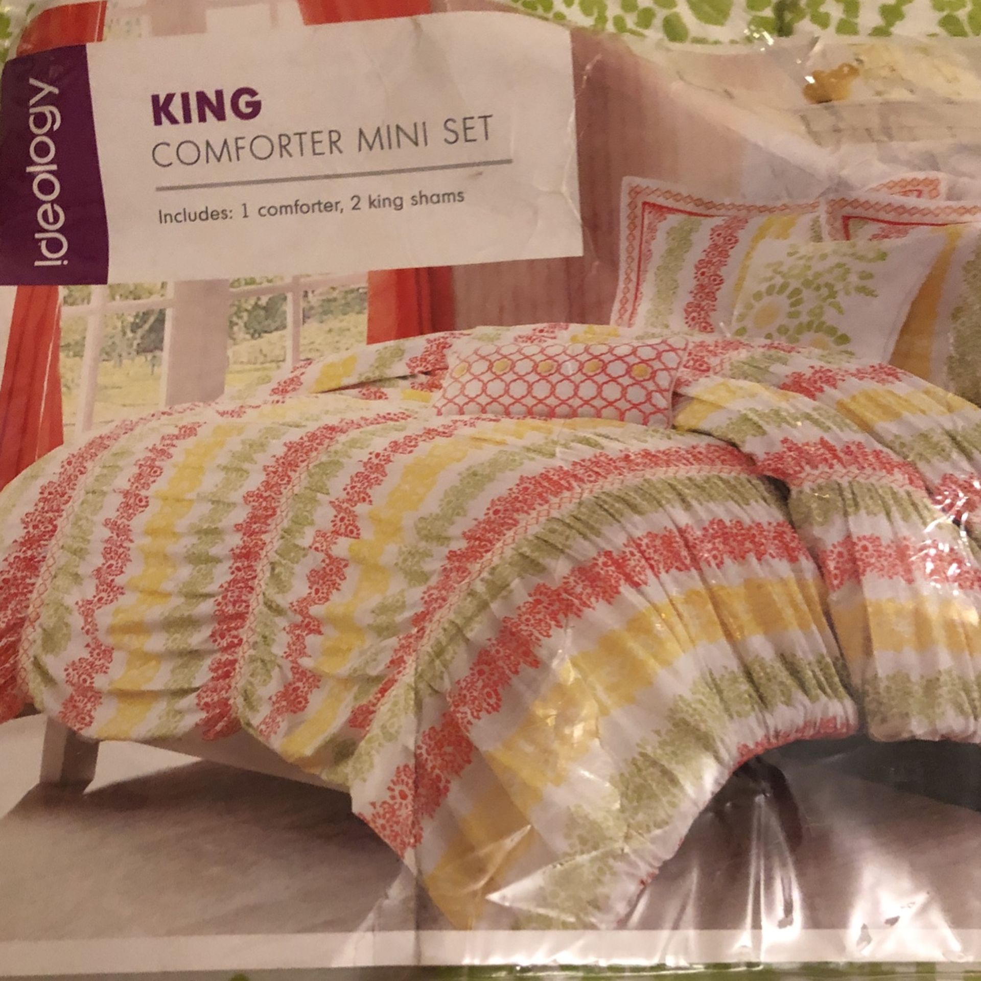 Ideology comforter set new packe high quilety
