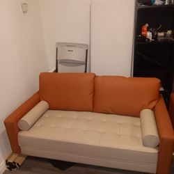 Leather Loveseat Couch