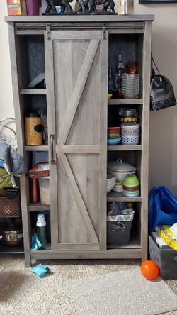 Better Homes Gardens 66 Modern Farmhouse Bookcase Storage Cabinet