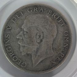 1931 Great Britain King George V Half Crown 50% Silver British Coin