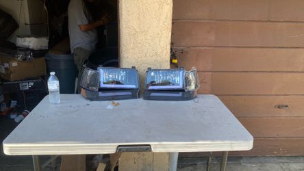 92-96 ford f-250 LED Black Amber