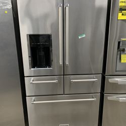 Kitchen Aid 5 Door In Stainless Steel Used With Platinum Interior