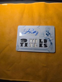Floyd Mayweather 2017 Topps Triple Threads Auto Patch white whale  Plate 1/1