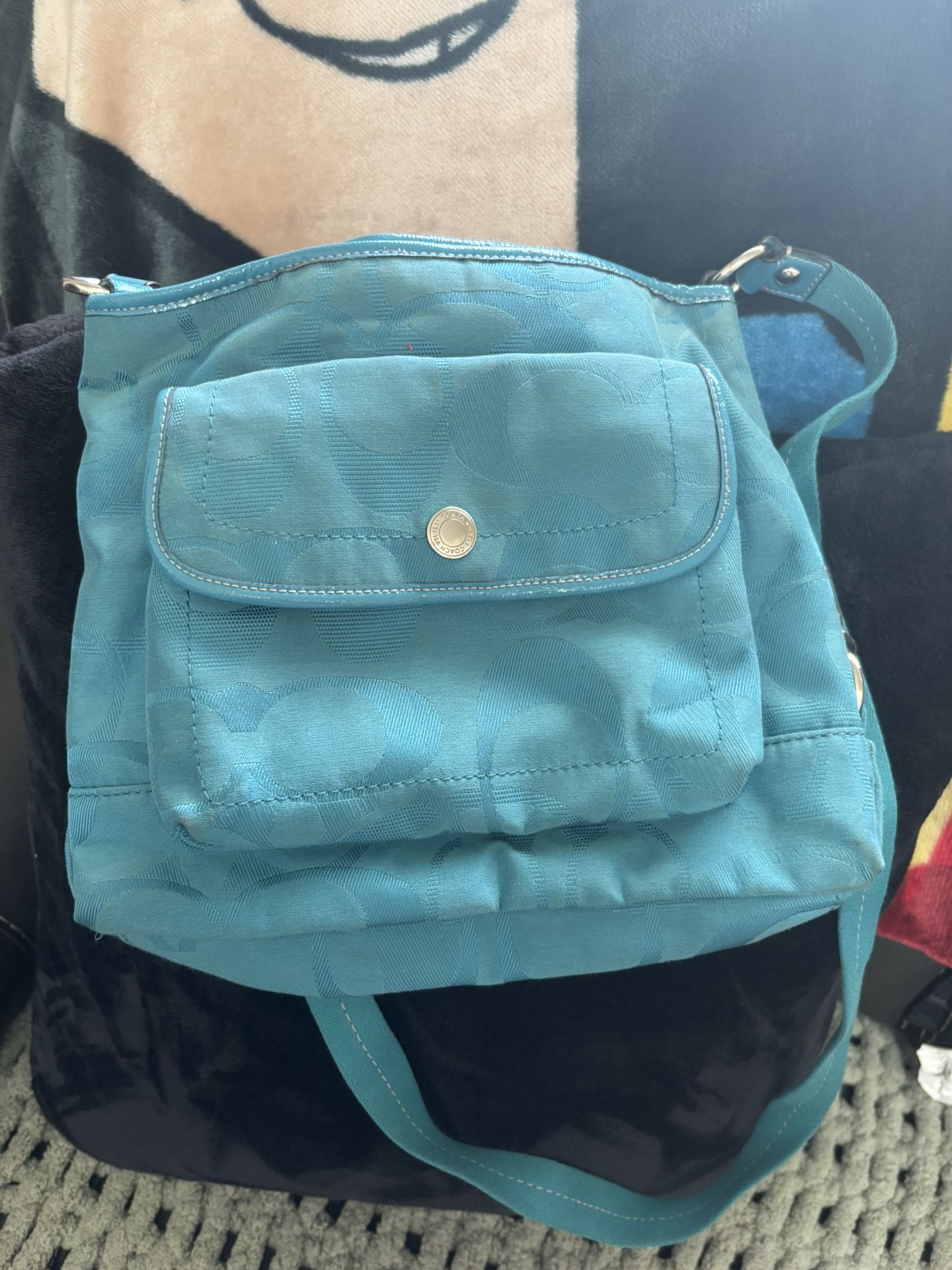 Coach Turquoise Crossbody