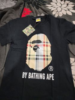 BAPE By Bathing Ape Plaid Graphic T-Shirta burberry design
