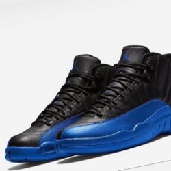Jordan 12 Retro  Size 7-new Blue And Black