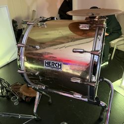 Herch Tambora, Tambora Para Banda, Tamborazo 24x20 Color Dorado