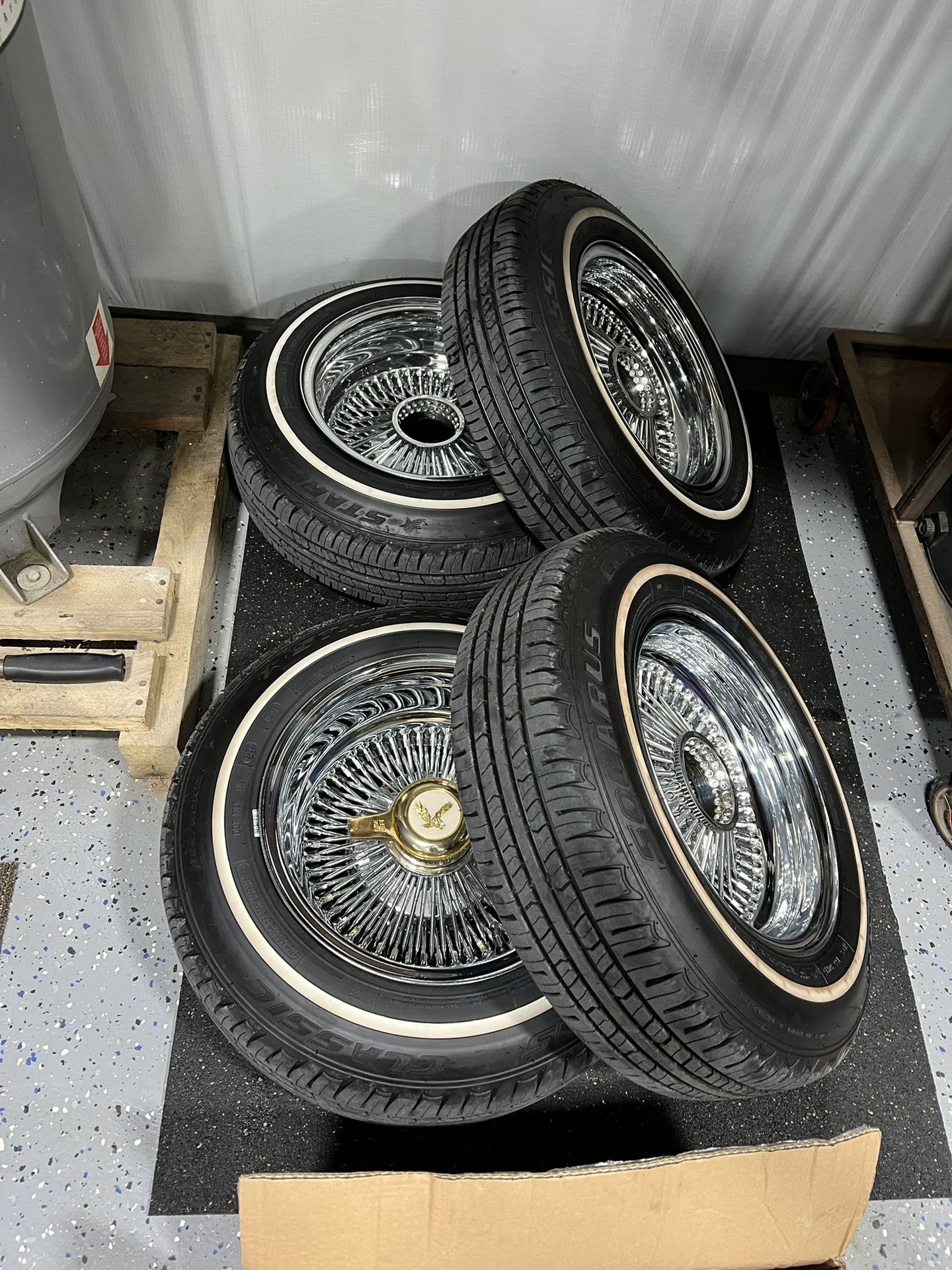 100 Spoke Wire Wheels and Tires for Sale in Riverside, CA OfferUp