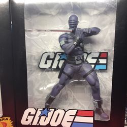 New Gi Joe 1/8 Scale Statues (3) Snake Eyes Storm Shadow Cobra Commander