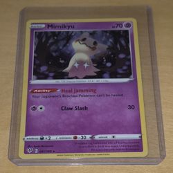 Mimikyu 081/189 Cosmos Holo Darkness Ablaze Pokemon TCG Card