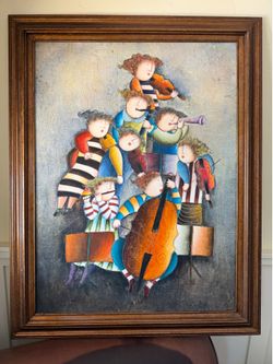 Joyce Roybal Oil Canvas Painting