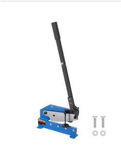NEW IN BOX Shop VEVOR Hand Plate Shear 12 in. Manual Metal Cutter 1/4 in. Max Snip Benchtop 1/2 in. Rod for Shear Carbon Steel Plates and Bars