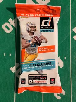 2021 Panini Donruss Football Cards Fat Pack - 30 NFL Trading Cards Inside!